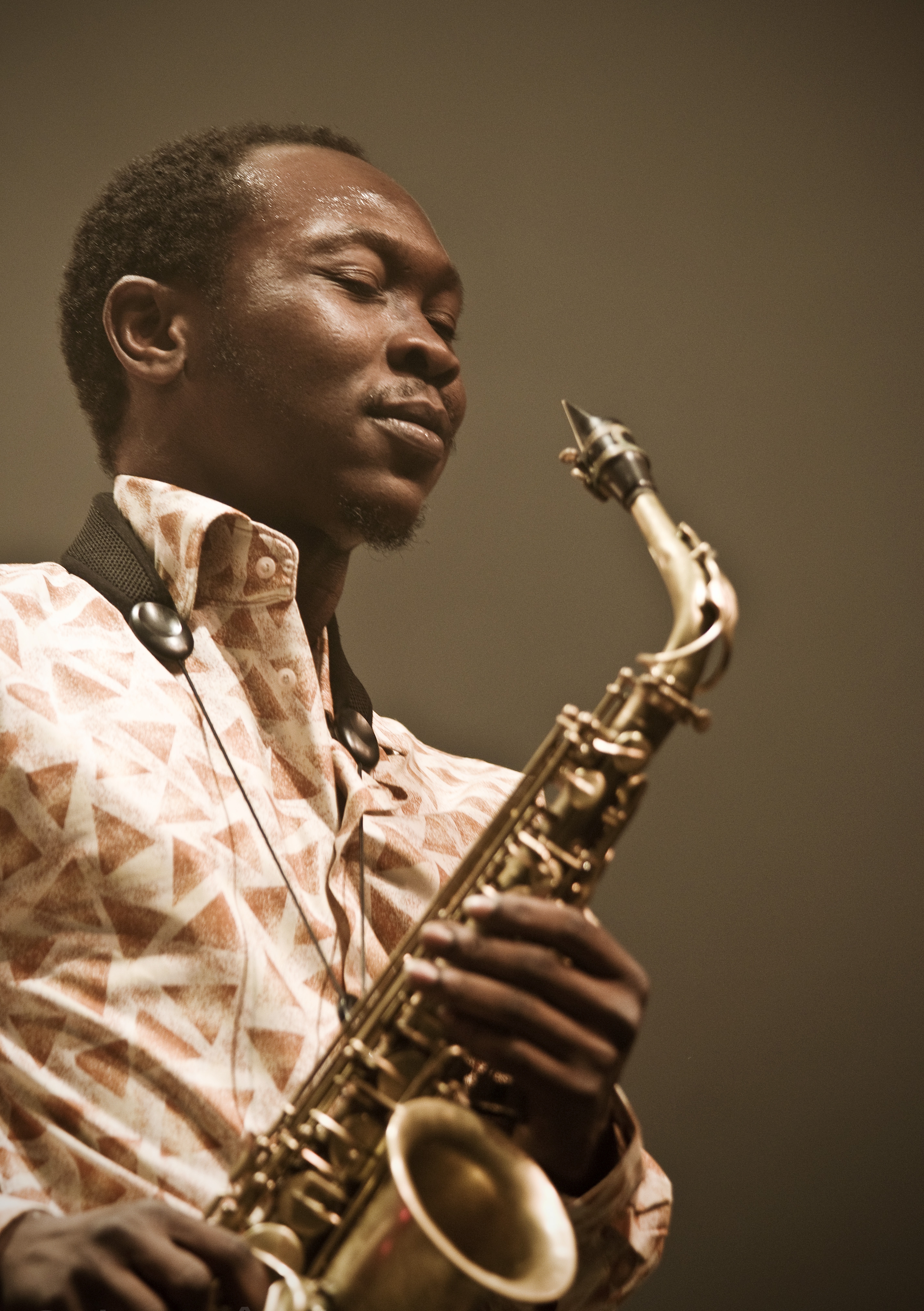Seun Kuti performing at the Marsatac festival in Marseille, 2008.